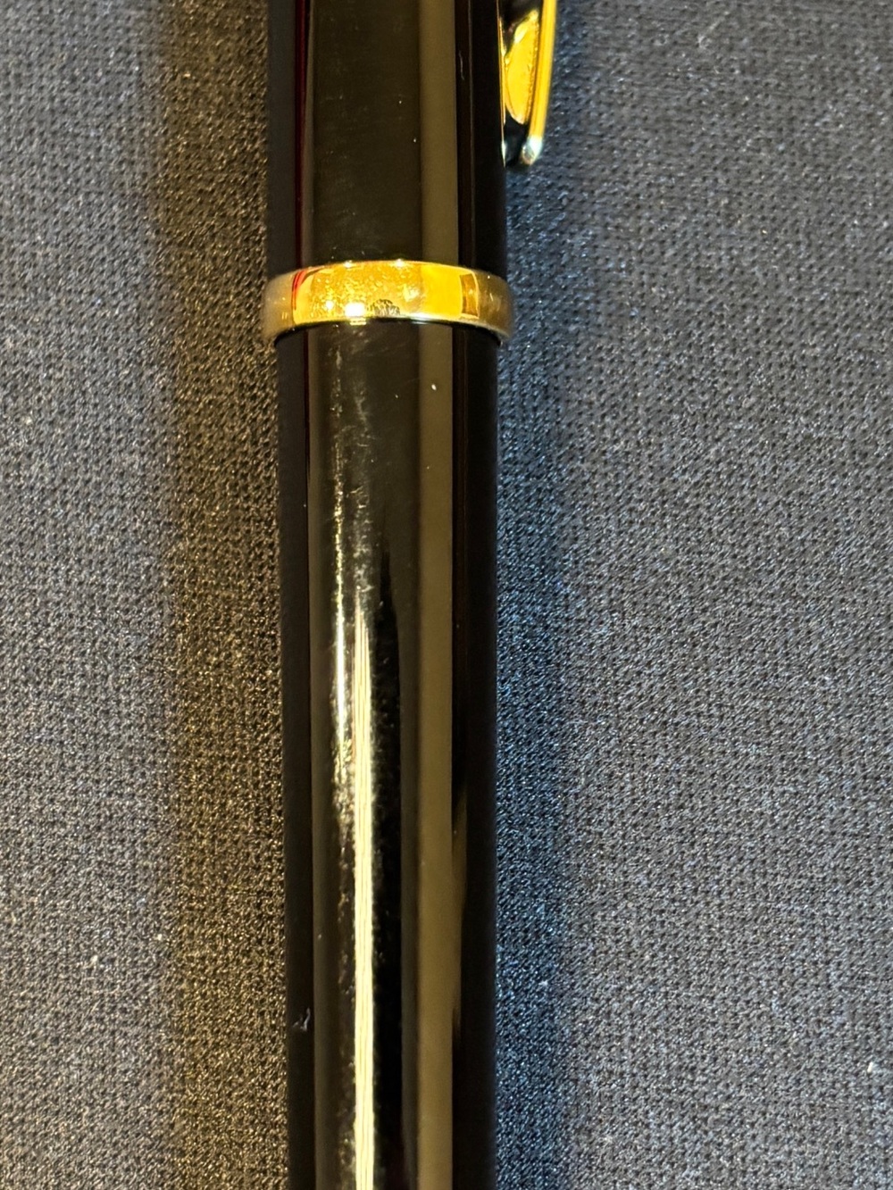 Cartier Black and Gold Fountain Pen